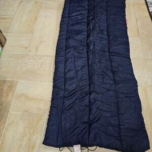 Coleman Brazos sleeping bag 20-30 degrees navy blue roll up lined